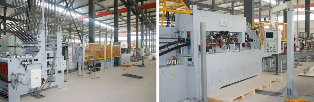 Our factory installed the production line of lattice girder from Austria EVG
