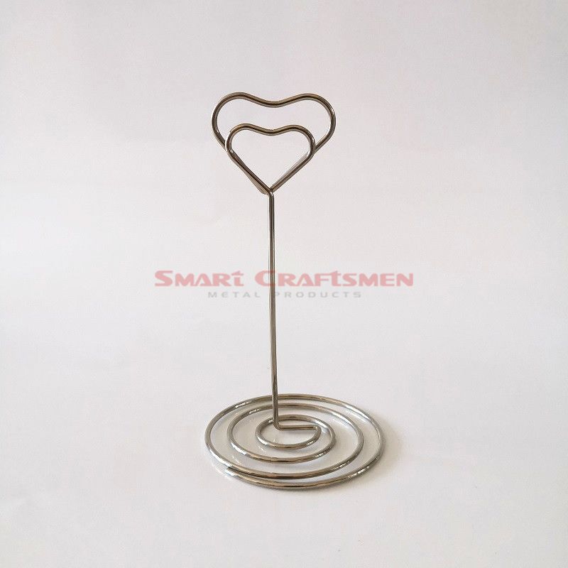 Love Heart Card Wire Holders(Wedding Table Number Clips /Place Card Holders)