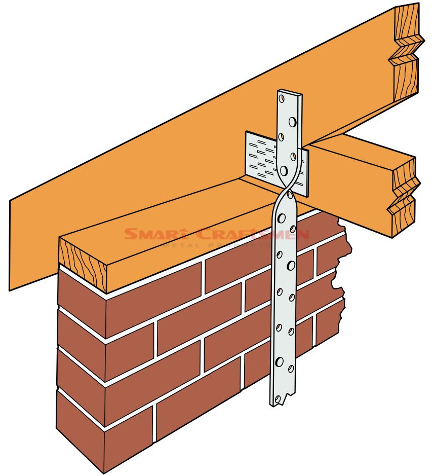 Light Duty Restraint Strap Twisted 1000mm