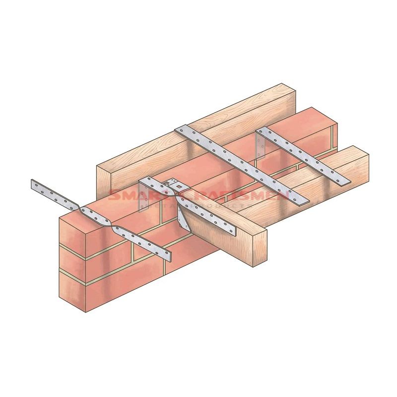 Heavy Duty Straight Restraint Straps 500mm